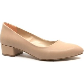 Resim Mehtap 4 Cm Topuklu Kadın Klasik Ayakkabı NUT 