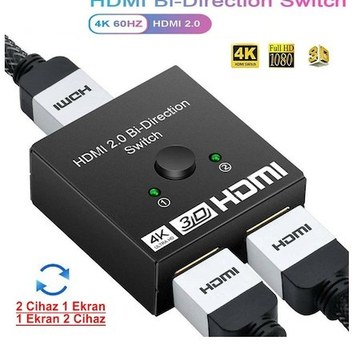 8 port hdmi switcher 8 giriş 1 çıkış hdmi çoklayıcı