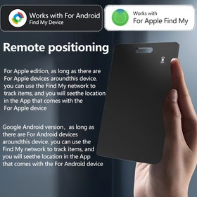 Resim Ultra İnce Kart Bulucu, 2025 Son Model Android/Apple Find My Cihaz Akıllı Takipçisi - Evcil Hayvanlar, Bagaj, Anahtarlar, Cüzdanlar ve Daha Fazlası İçin Mükemmel 