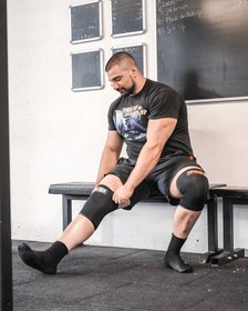 Resim Strength Of Black Knee Sleeve / Dirseklik - XLarge 