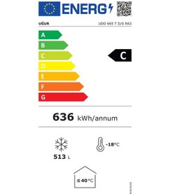 Resim Uğur UDD 665 T D/S R63 Beyaz Yatay Derin Dondurucu 