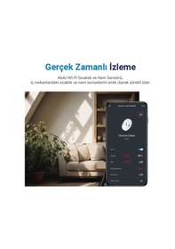 Resim Hybrone Akıllı Wi-fi Sıcaklık Ve Nem Sensörü 