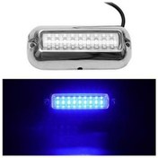 Resim Pazly Su Geçirmez 27 Led Deniz Teknesi Arka Işık - Ip68 Mavi/kırmızı, Paslanmaz Çelik, Transom Montajı 