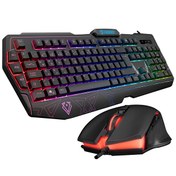 Resim Everest KM-6168 Formula Combo USB 3 Makro Tuşlu RGB Aydınlatmalı Q Gaming Oyuncu Klavye ve Mouse Seti Everest