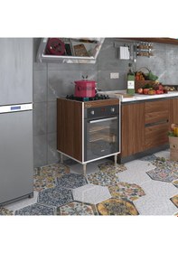 Resim Kenzlife Ankastre Modülü Kabini Lev Yaşin Cvz 89-81 60 56 Fırın Ocak Dolabı Ayarlı Ayaklı 