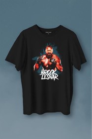 Resim Kendim Seçtim Brock Lesnar Wwe Ufc Amerikan Güreşi Spor Baskılı Tişört Unisex T-shirt 