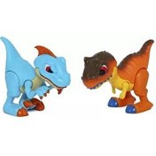 Resim Dino Troops Kids Raptor Megalosaurus İkili Set 