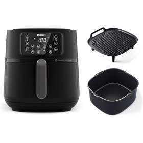 Resim Philips Airfryer XXL Fritöz, Uzaktan Bağlantı, 1.4 kg, 7.2 L Kapasite, Aksesuarlar Dahil 