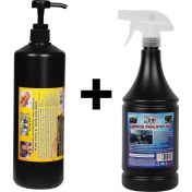 Resim Dtx Kimya Ponza'lı (Talaşlı) El Temizleme Kremi ( Sabunu) 1 kg & Torpido Parlatıcı Süt 500 ml 