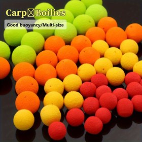Resim Karp Balıkçılığı için Yüksek Yüzerlik Pop Up Boilies - Çeşitli Boyutlar & Aromalar, Hair Rig Yöntemi Besleyici için İdeal 
