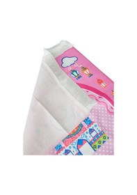 Resim Çantalı Kız Çocuk İsimli Seccade, Tesbih, Namaz Öğreniyorum Kitabı Seti Pembe 