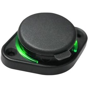 Resim Qc3.0 Evrensel Araba Şarjı Güç Çıkışı Çift Usb Şarj Araba Şarjı Oto Motosiklet İçin Cep Telefonu Yeşil Işık 