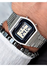 Resim Casio Nda3178 Retro Erkek Kol Saati Gümüş + Bileklik 