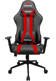 Resim Rampage Kl-r50 X-line Siyah/kırmızı 3d Kol, 180° Yatar, Gamıng Oyuncu Koltuğu 