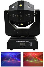 Resim Quenlite Wash-400 Hareketli Lazer Strobe Disko Robot Işık 16x3W Sahne Disko Topu DMX512 