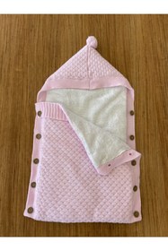 Resim Minnoş Bebe Kabartma Desen Triko Kundak Battaniye 