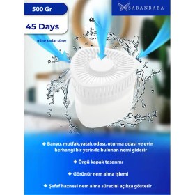 Resim Saban 500 gr Nem Alıcı Aparat Üçgen Portakal Renk Havadaki Rutubeti Giderir 