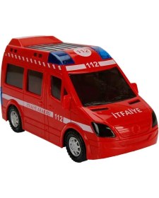 Resim Prestij Oyuncak Sesli Ve Pilli İtfaiye Aracı Kırmızı 