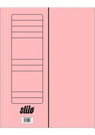 Resim Stilo Pembe Yarım Kapak Dosya - 10 Adet Pembe 