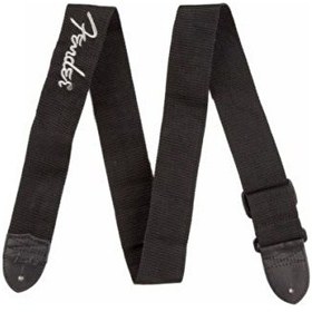 Resim Fender Fender Logo Siyah/gri Logo Gitar Askısı 