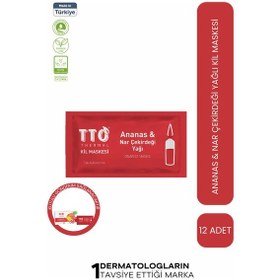 Resim Tto Thermal Ananas ve Nar Çekirdeği Yağ Içeren Kil Maskesi 