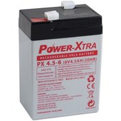 Resim Power-Xtra PX4.5-6 6 V 4.5 AH Bakımsız Kuru Akü 