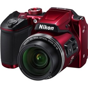 Resim Nikon Coolpix B500 Fotoğraf Makinesi (Red) 