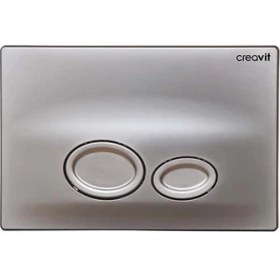 Resim Creavit Drop Gömme Rezervuar Kapağı Mat Gri Kumanda Paneli GP2002 