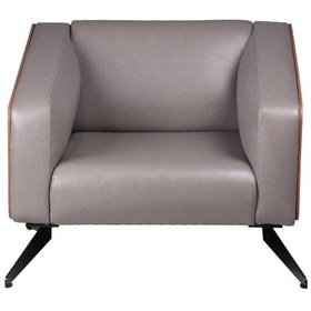 Resim Sparrow Gri Deri Tekli Kanepe Gri 