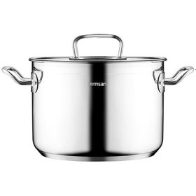 Resim Emsan Elite Derin Tencere Xl 22 Cm Gümüş 