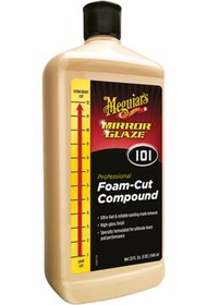 Resim Meguiars M10132 Mirror Glaze® Foam-Cut Compound Çizik Çıkarıcı Pasta 946 ML. 