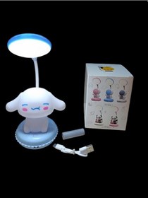 Resim Mavi Melodi Figürlü Katlanabilir Ve Şarjlı Pilli Led Masa Lambası Mavi 