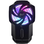 Resim Polham Universal Rgb Işıklı 700mah Şarjlı Radyatörlü Süpercool Oyuncular İçin Telefon Soğutma Fanı 
