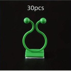 Resim Chuangyinshop Yeşil Bitki Tırmanma Kancası 30lu Set, Fonksiyonel Ve Dekoratif Bahçe Askısı 