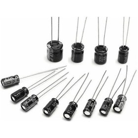Resim 220uF 6.3V Elektrolitik Kondansatör 6.3x5mm 