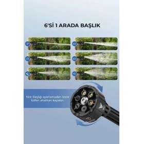 Resim Torima Şarjlı Yüksek Basınçlı Yıkama Tabancası Akülü Oto Araba Bahçe Temizleme Su Tabancası D015 Siyah 