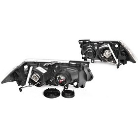 Resim Renault Megane 2 Sağ Sol Far Takımı Mercekli 20052008 Motorlu 