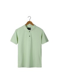 Resim Erkek Mint Yeşil Slim Fit Polo Yaka T-shirt Mint Yeşil 