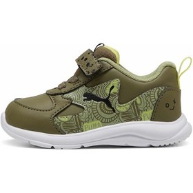 Resim Puma Fun Racer Scrıbble Bebek Ayakkabısı 400877 02 Yeşil 