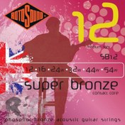 Resim Rotosound SB12 Super Bronze Contact Core Akustik Gitar Teli (12-54) 