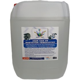 Resim Ağır Yağ Sökücü Radyatör Temizleme Sıvısı 1/5 Konsantre 5 Litre 