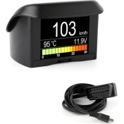 Resim Skyeyyt Araba Dijital Hız Götüre A202 Obd2 Araç Bilgisayar Araç Ekran Aleti Obd2 Başlık Ekran Gezi Ekran Hızı (Yurt Dışından) 