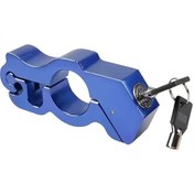 Resim Hightower Mavi Alüminyum Alaşım Motosiklet Ve Scooter Kilitleri, Çalınma Önleyici Ve Kask Emniyeti İle Dayanıklı 
