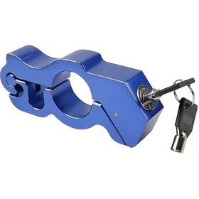 Resim Hightower Mavi Alüminyum Alaşım Motosiklet Ve Scooter Kilitleri, Çalınma Önleyici Ve Kask Emniyeti İle Dayanıklı 