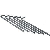 Resim Nurgaz Campout Çadır Kazığı + İp Ng C118 Siyah 