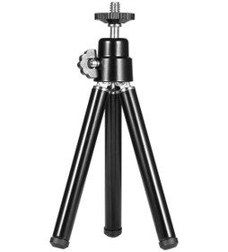 Resim Taşınabilir Mini Webcam Tripodu Akıllı Telefon İçin Hafif Esnek Web Kamerası Masaüstü Destek Standı Telefon Tutucu Masa Standı 