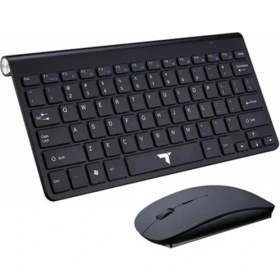 Resim Torima Akıllı Kablosuz Klavye Mouse Seti 10 Metre Menzil Siyah Ev Ofis Kullanımı İçin 