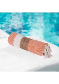 Resim Set Peştamal Elmas Bej Turuncu 2'li 