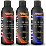 Resim Netfer 3'lü İnce Kalın Pasta Cila Set - 3x100 Ml 