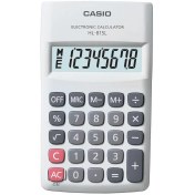 Resim Casio HL-815L-WE 8 Hane Beyaz Hesap Makinesi 